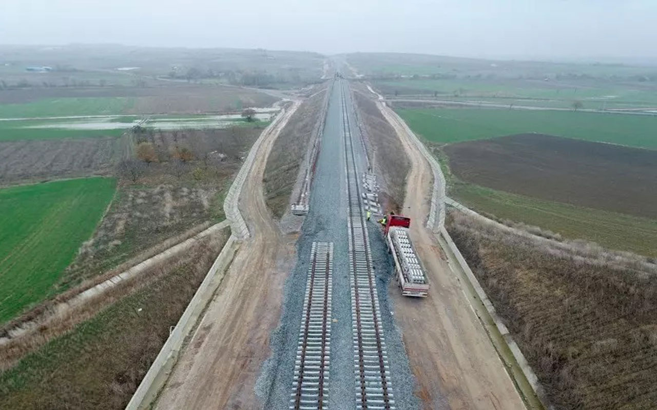 Halkalı-Kapıkule arası 4 saatlik yol 1,5 saate düşüyor!