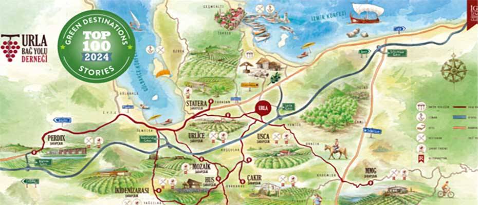 Urla Bağ Yolu, ‘Green Destinations 2024 Top 100 Stories’ listesinde