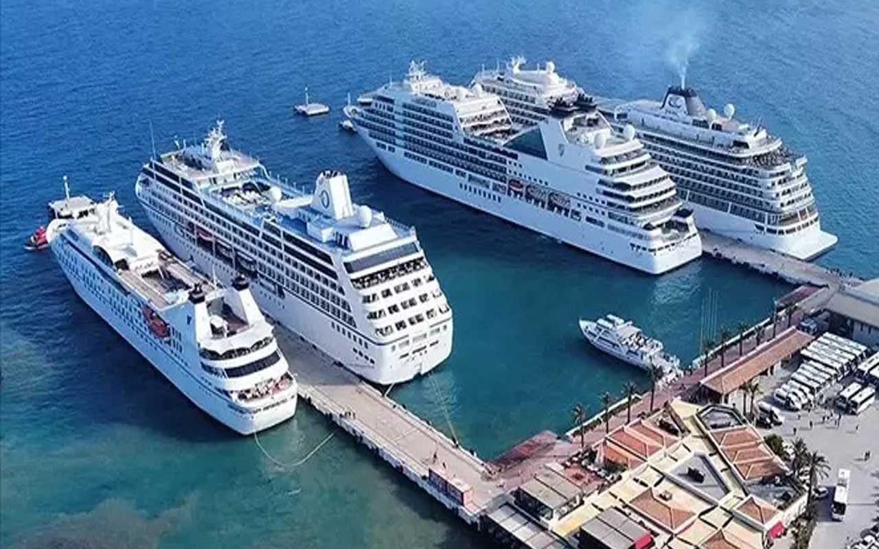 Kruvaziyer turizminde tarihi eşik: İlk 7 ayda 1 milyon barajı aşıldı