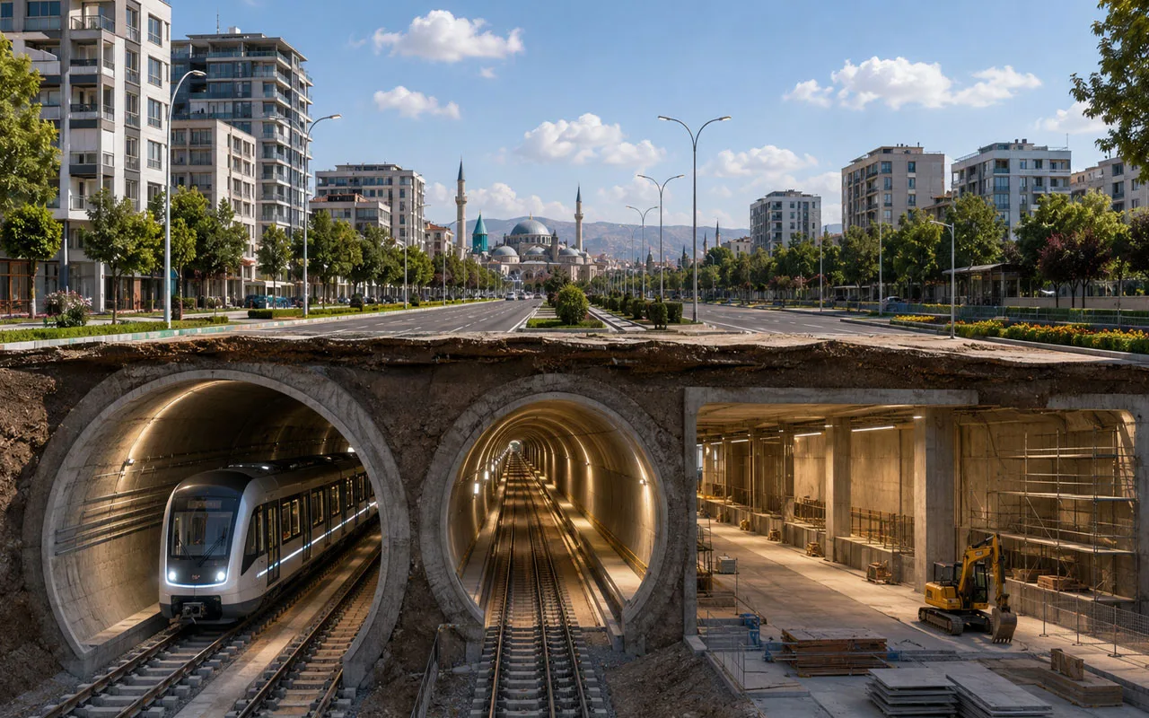 Konya Metrosu’na ÇED onayı