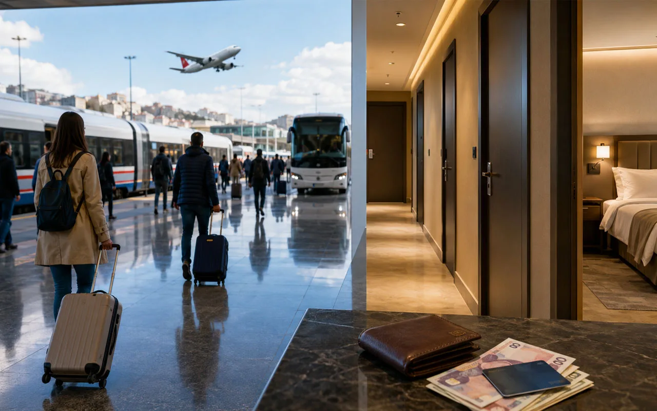 Seyahat arttı, geceleme azaldı: Harcamalar 102,3 milyar TL oldu