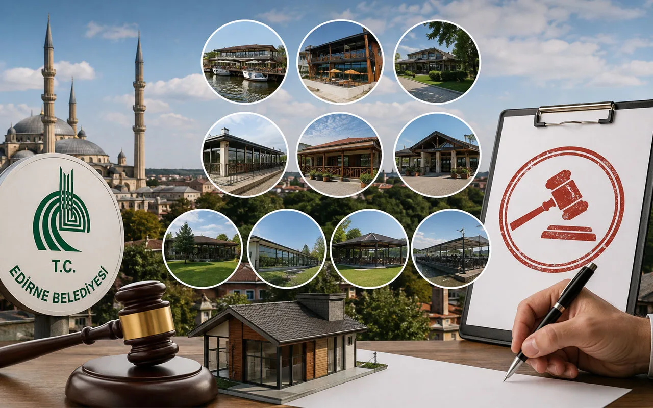 Edirne Belediyesi 11 sosyal tesisi ihaleyle satışa çıkarıyor