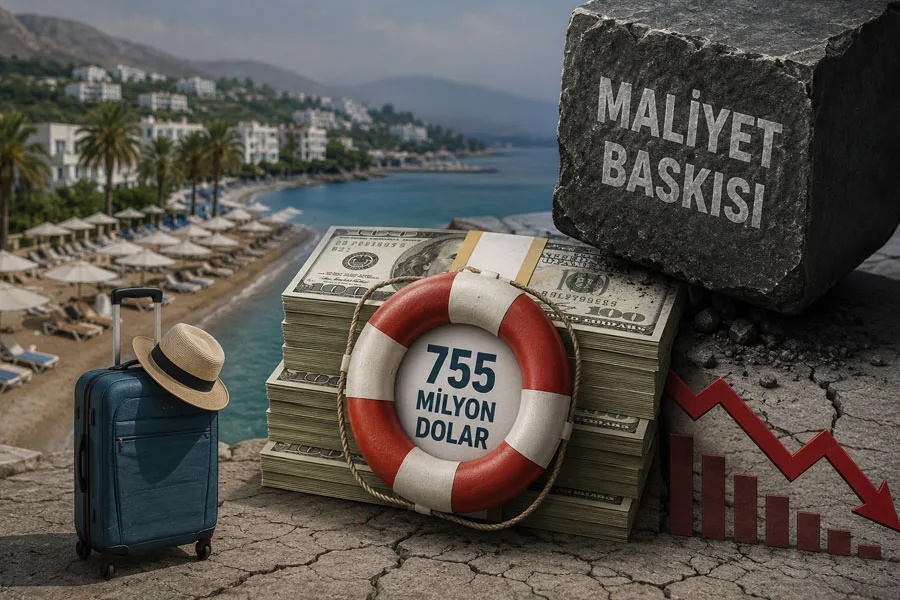 Turizme 755 milyon dolarlık destek maliyet baskısını aşamadı