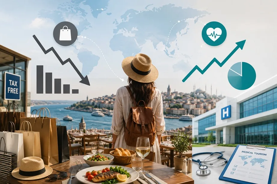 Turistin Harcama Haritası Değişti: Alışveriş Düştü, Sağlık Yükseldi