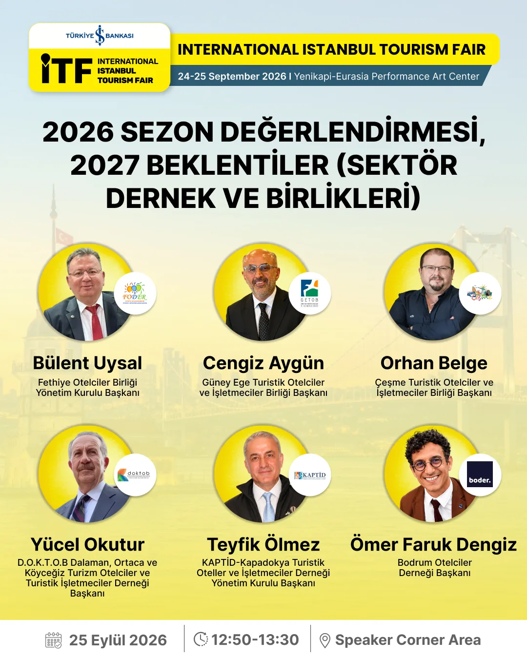 Turizmin bölgesel temsilcileri İstanbul Turizm Fuarı’nda buluşacak