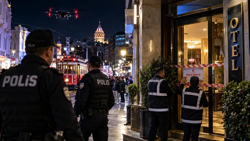 Beyoğlu’nda Gece Boyu Denetim: 2 Otele Mühür, 17 İşletmeye Ceza
