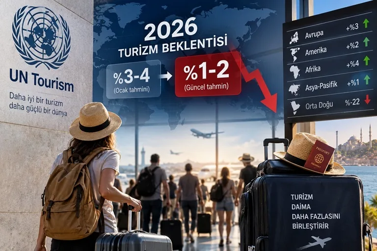 Küresel turizmde frene basıldı: 2026 beklentisi yarıya indi