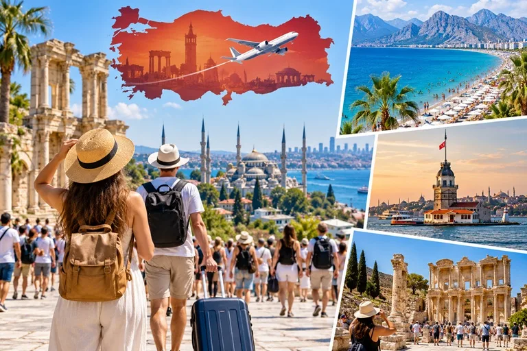 Türkiye’ye 8 ayda 34,8 milyon turist: Rusya ilk sırada