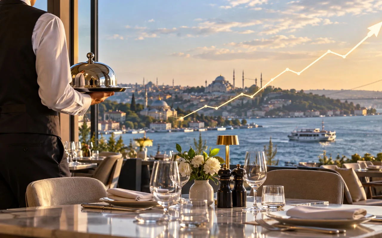 İstanbul’da Otel ve Lokanta Fiyatlarında Eylülde Yüzde 2,42’lik Artış