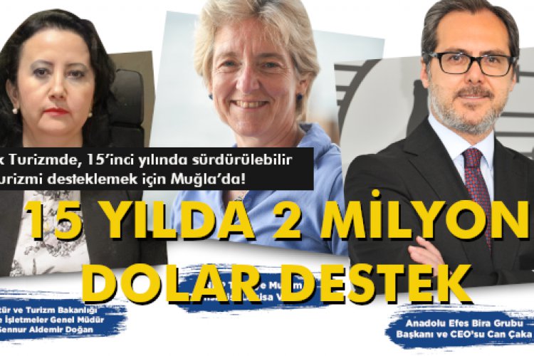 15 YILDA 2 MİLYON DOLAR DESTEK