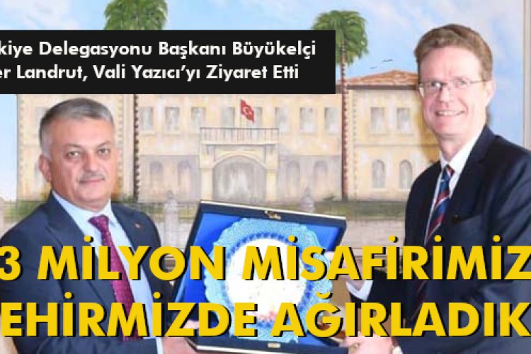 '13 MİLYON MİSAFİRİMİZİ ŞEHİRMİZDE AĞIRLADIK!'