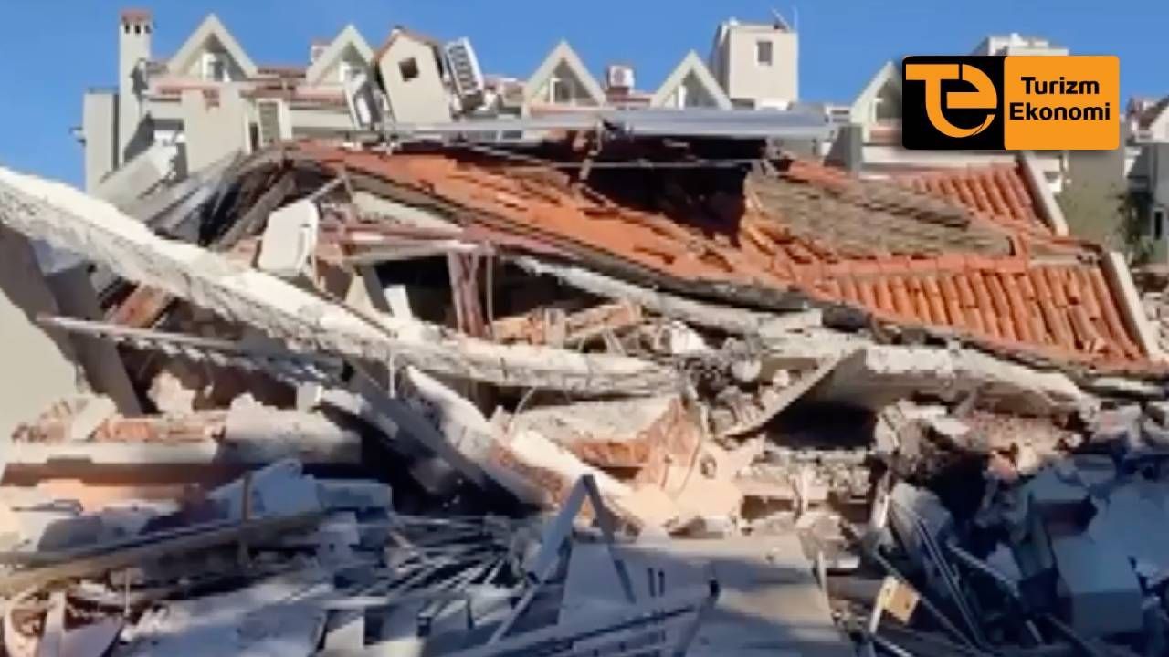 120 dalı otelde güçlendirme sırasında çökme yaşandı