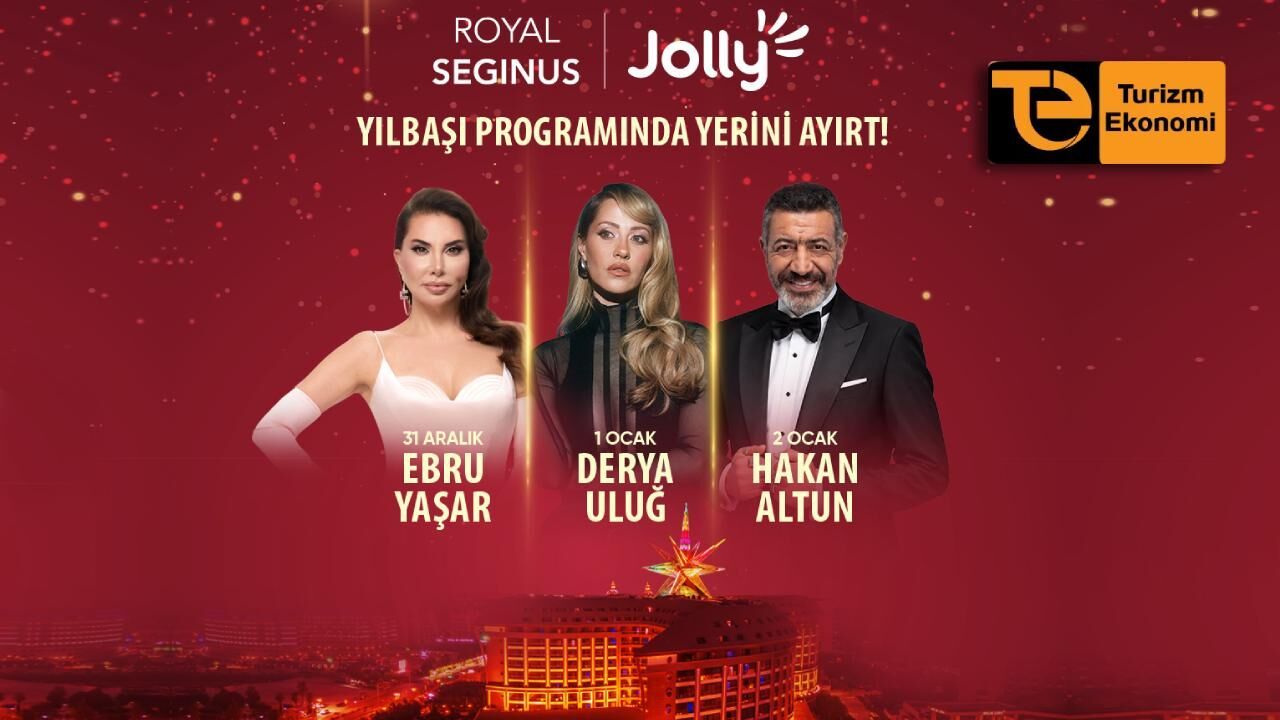 Jolly’den Royal Seginus’ta üç gecelik yılbaşı programı