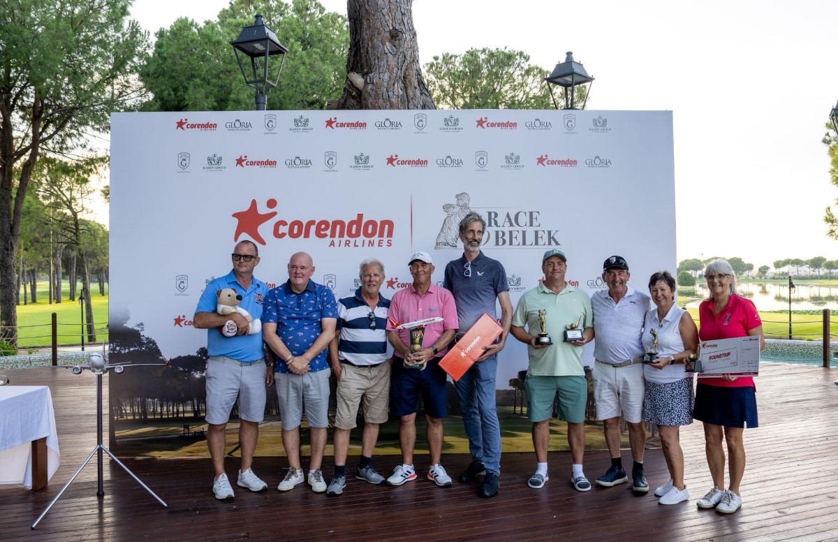 Corendon Airlines, Kaden Group ve Gloria Hotels & Resorts iş birliğiyle düzenlenen Race to Belek tamamlandı