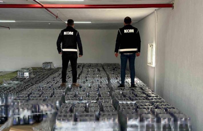 13 otelde Cumhuriyet tarihinin en büyük alkol kaçakçılığı operasyonu