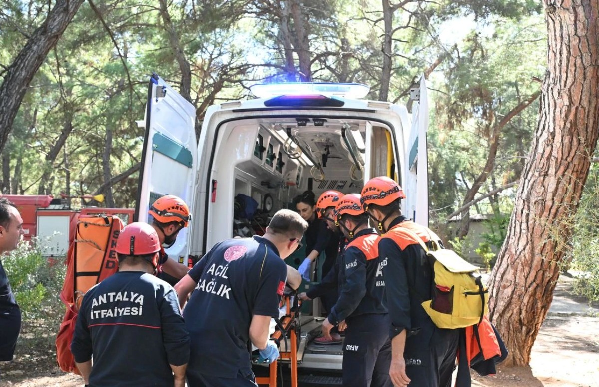 Kurşunlu Şelalesi'nden düşen Rus turist tedavi altına alındı