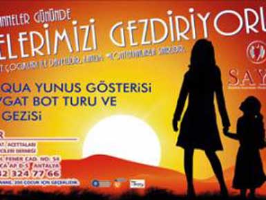 100 Anne ve 200 çocuk, Antalya'yı keşfedecek...