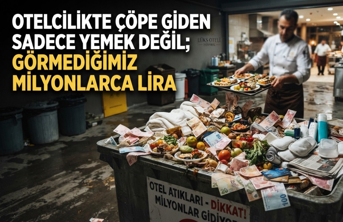 Otelcilikte çöpe giden sadece yemek değil... Görmediğimiz milyonlar