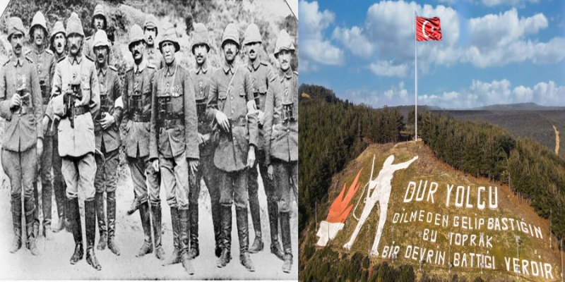 107 yıl önce ‘Çanakkale geçilmez’ deyip geçirtmeyerek tarihin akışın değiştirenlere saygı ve minnetle