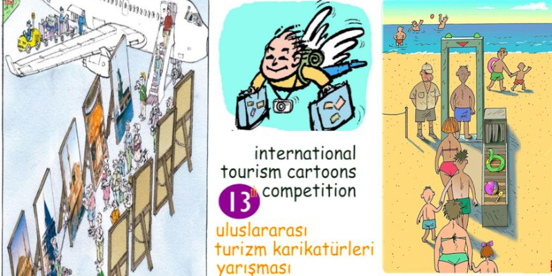 13. Uluslararası Turizm Karikatürleri yarışması ödül töreni 26 Kasım’da