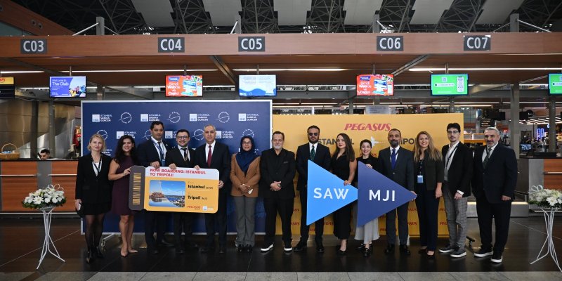 Sabiha Gökçen’in Kuzey Afrika Ağı Trablus İle Genişliyor, Libya’nın Başkentine Direkt Uçuş Başladı