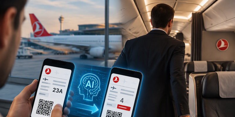 Yapay Zekâ ile Business Class'a Geçme Girişimi Uçağı Geri Döndürdü