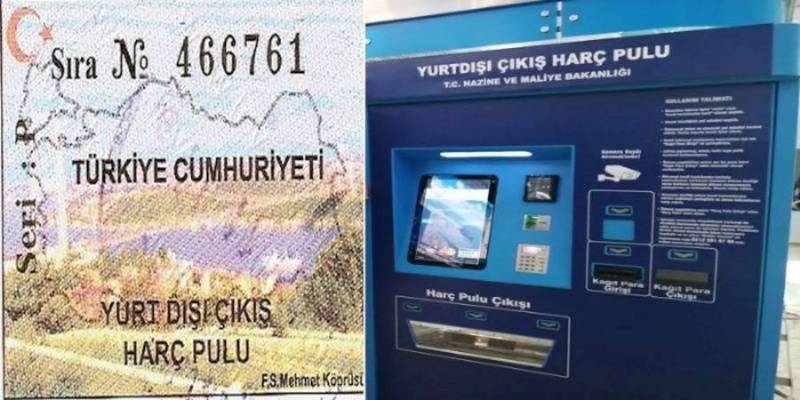 Yurtdışı Çıkış Harcına 10 kat zam geliyor