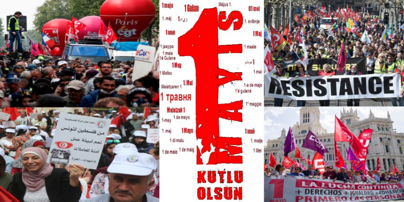 133. yılında 1 Mayıs işçi bayramı kutlu olsun