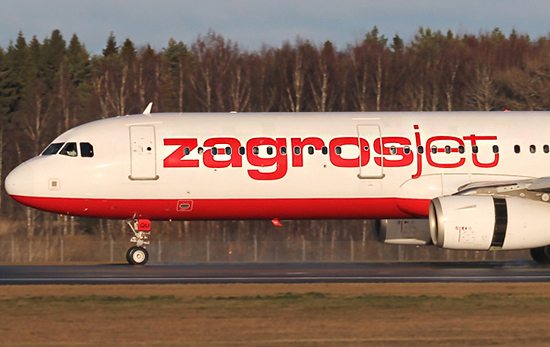 ZagrosJet'e ait uçak faciadan döndü