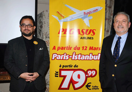 Pegasus, Paris seferlerine başlıyor