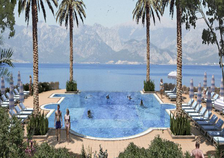 Zabıtalar, Antalya'daki Ramada Oteli'ni mühürledi