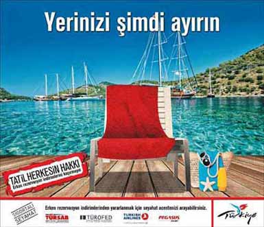 Erken rezervasyon kampanyası yüzde 40 artış getirdi