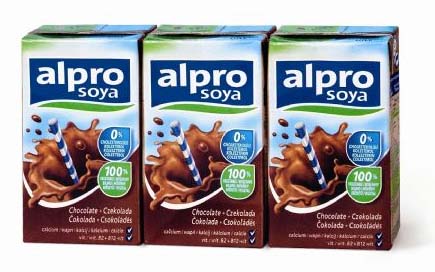 Alpro'dan çikolatalı soya sütü