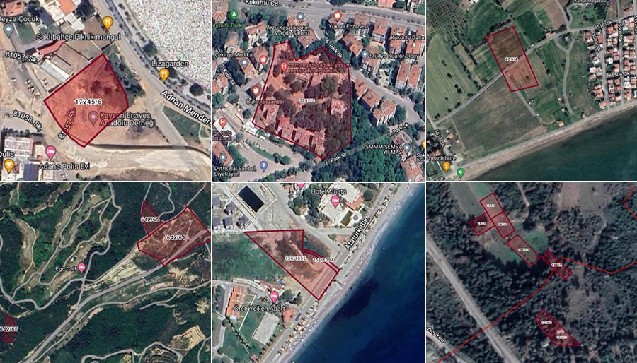 15 turizm imarlı arazi 580 milyon TL’ye satılacak