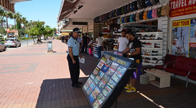 Zabıta Alanya'da sezon öncesi denetim yaptı