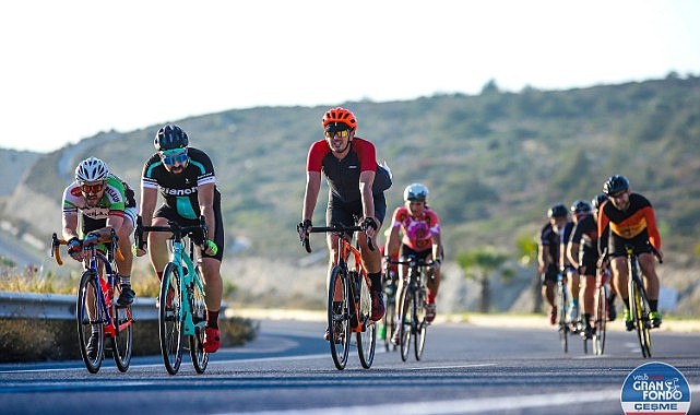  13 ülkeden 1.159 bisikletçi Çeşme'de pedal çevirecek