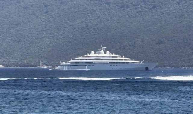 150 milyon dolarlık yat Bodrum'a demirledi