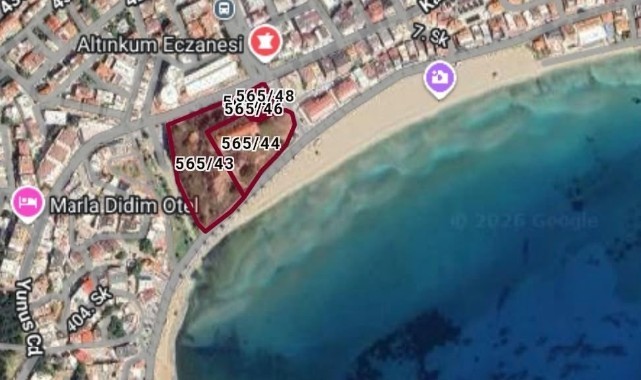 Didim'de denize sıfır vakıf arazisini belediye kiraladı