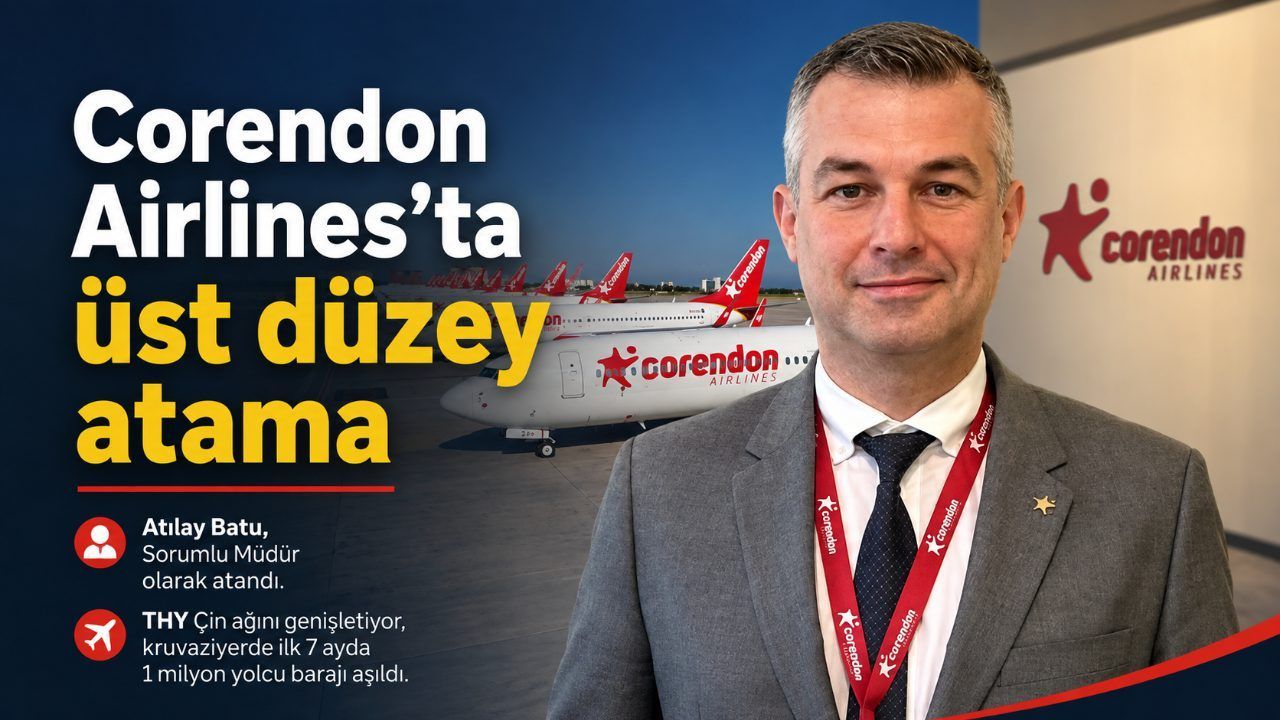 Corendon Airlines'ta üst düzey atama