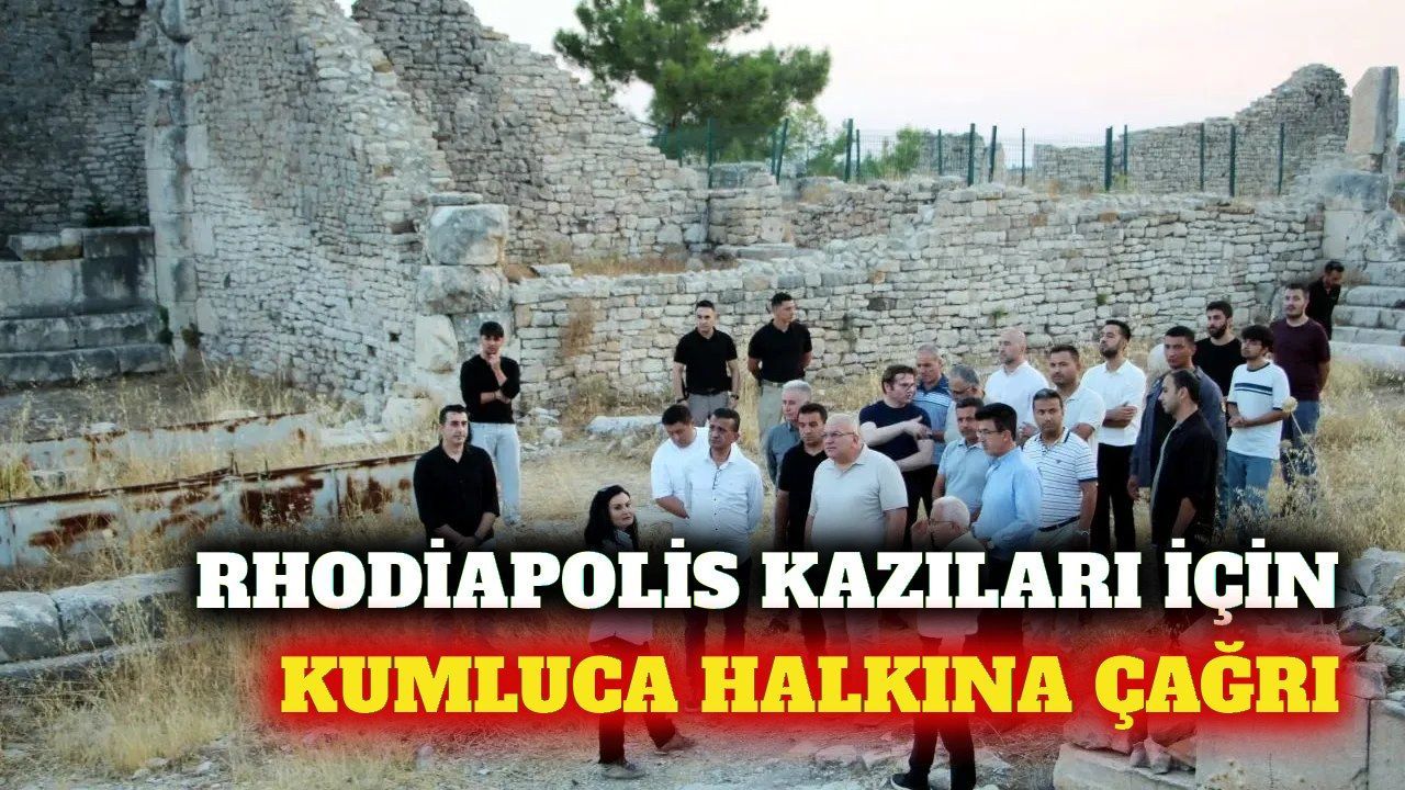 Kumluca'da Rhodiapolis kazıları için halktan destek istendi