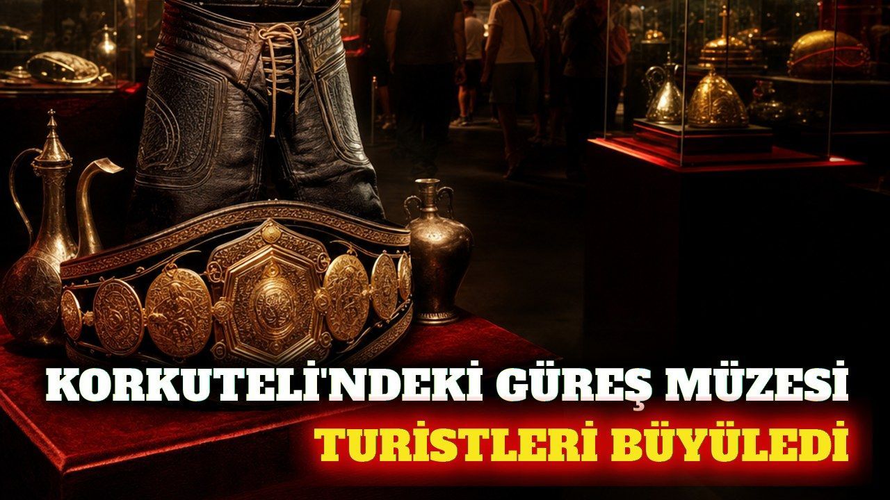 Korkuteli Yağlı Güreş Müzesi turistlerin ilgi odağı oldu