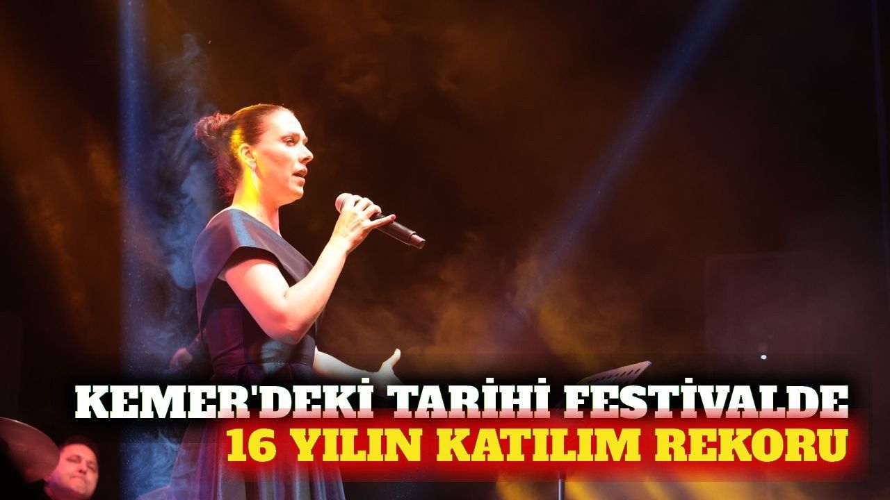 Kemer'deki Phaselis Festivali'nde katılım rekoru kırıldı