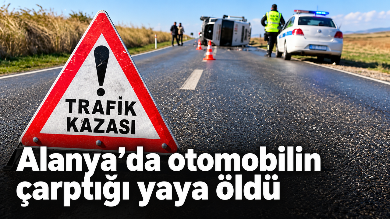 Alanya’da feci kaza: Otomobilin çarptığı yaya hayatını kaybetti