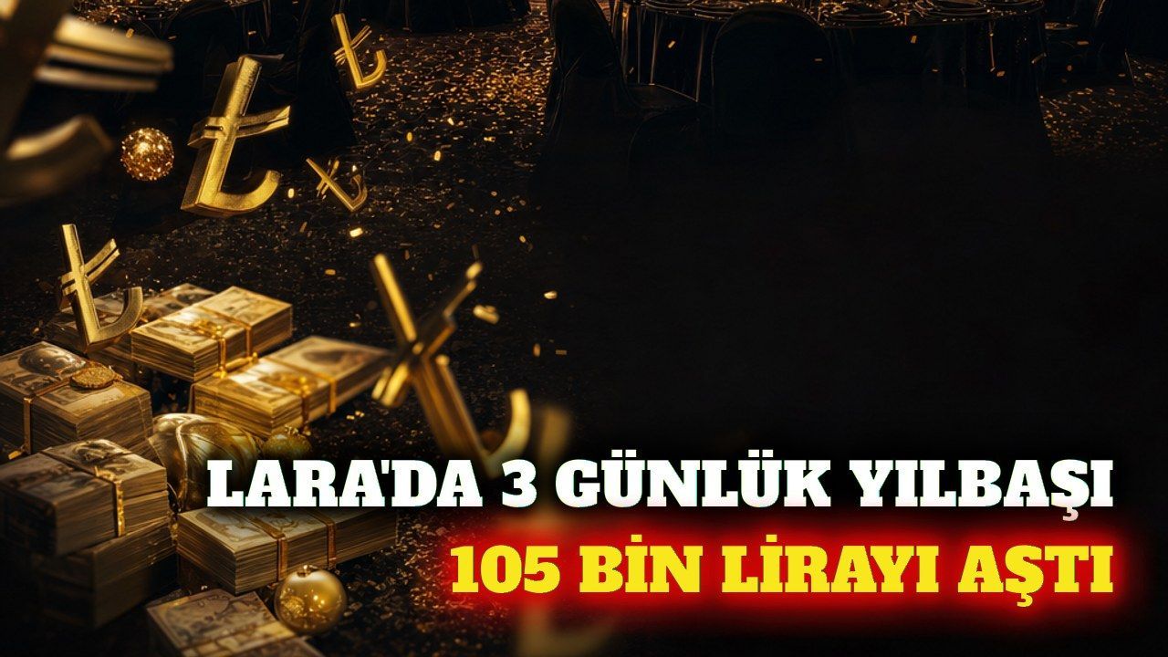 Muratpaşa'da 3 günlük yılbaşı programı 105 bin lirayı aştı