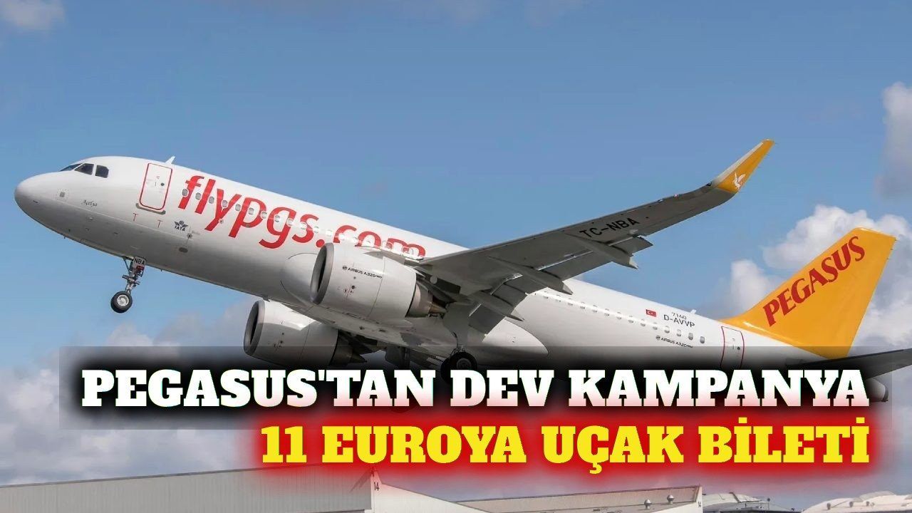 Pegasus 11 euroya 250 bin yurt dışı bileti satışa çıkardı
