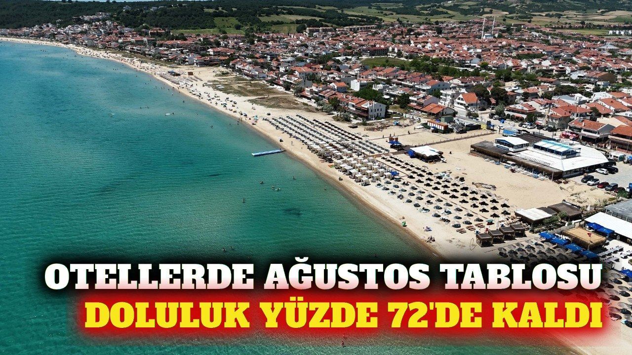 Otellerde ağustos ayı doluluk oranı yüzde 72,67 oldu