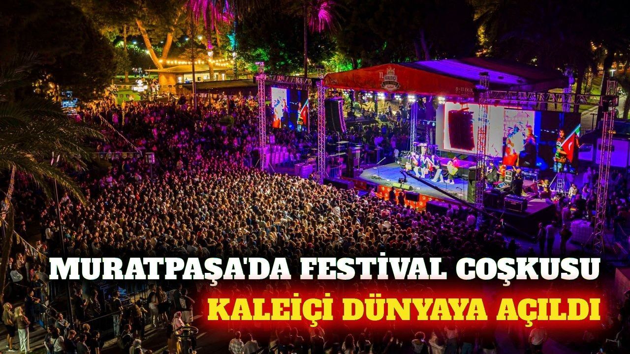 Muratpaşa'da Kaleiçi Old Town Festivali coşkusu yaşandı
