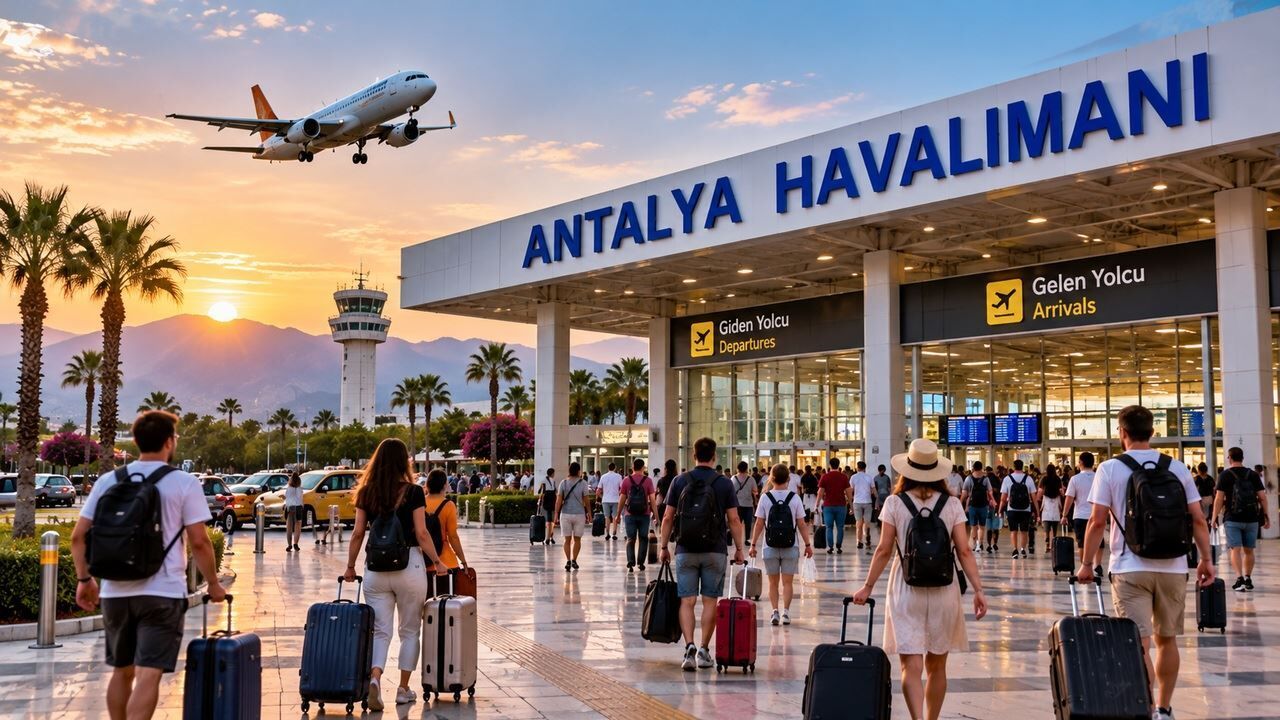 Antalya Havalimanı'nda yolcu rekoru! 9 ayda 30 milyon kişi ağırlandı