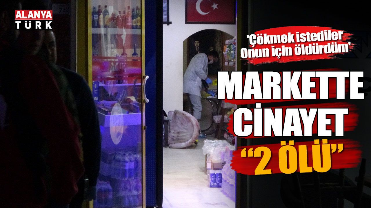 Market sahibi cinnet geçirdi; 2 ölü