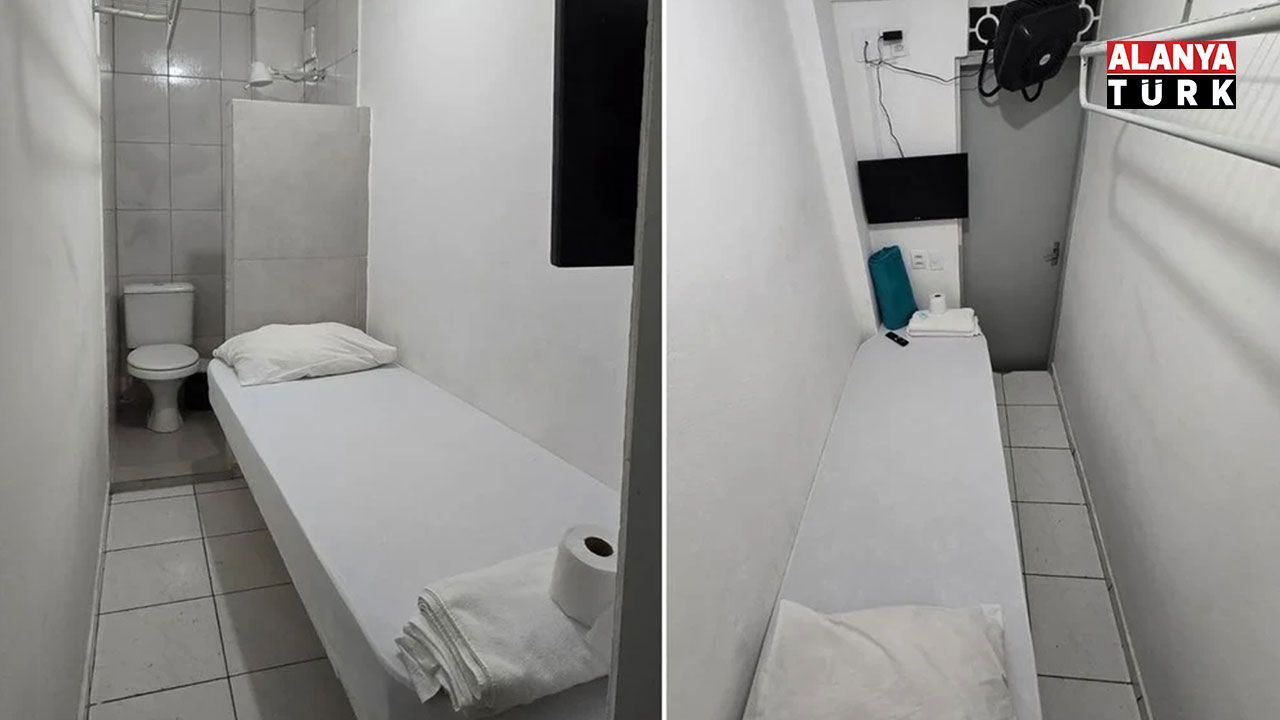 Brezilya’da otel odası görenleri şaşkına çevirdi: Yatak var, oda yok!